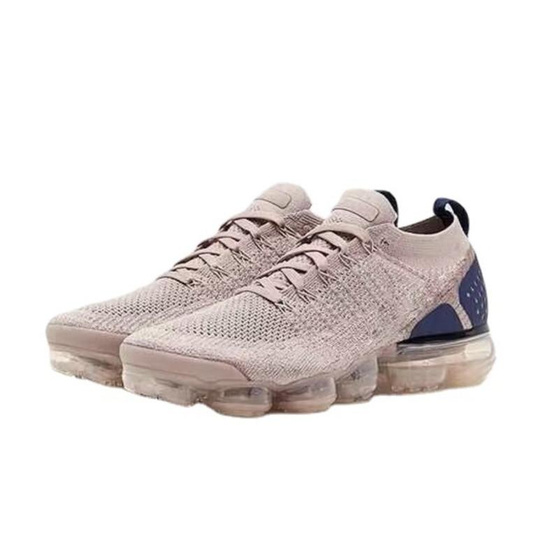 Zapatillas moradas 2021 para mujer, zapatos casuales de malla con colchón de aire, planas