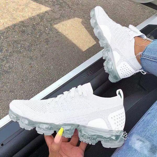 Zapatillas moradas 2021 para mujer, zapatos casuales de malla con colchón de aire, planas