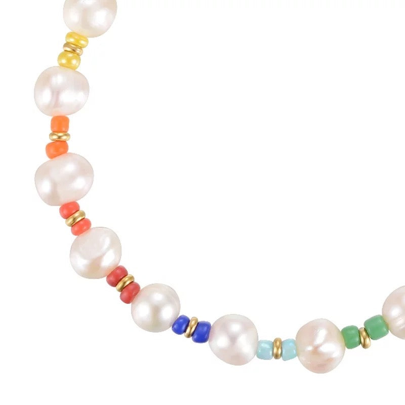 Bracelet de perles arc-en-ciel Malibu
