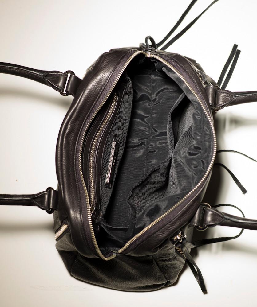 Gold Real Python Satchel with expanding zippers