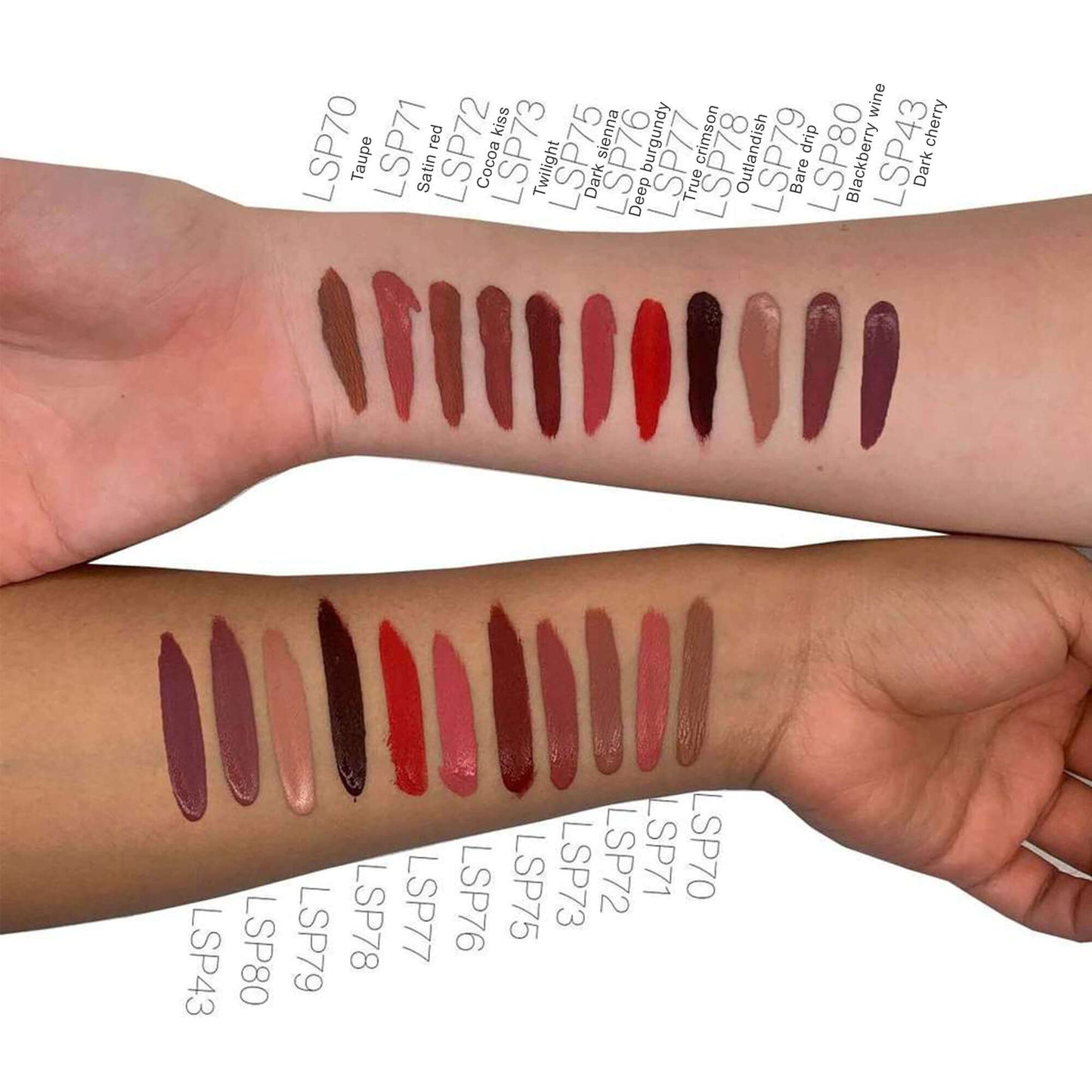 Tinte labial mate - Siena oscuro