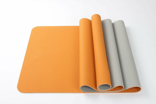 Tapis de yoga TPE bicolore de qualité supérieure