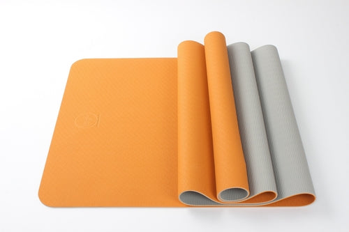Tapis de yoga TPE bicolore de qualité supérieure
