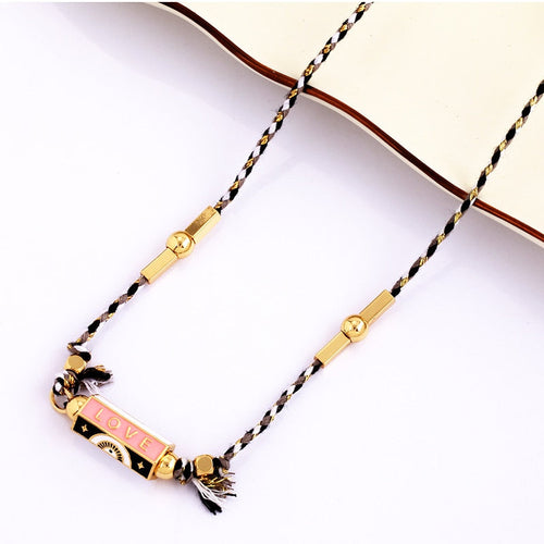 Collier amulette turque Amour