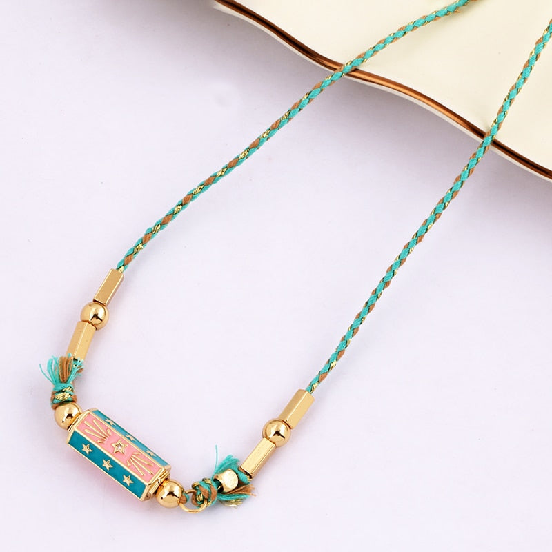 Collier amulette turque Amour
