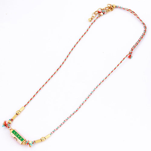 Collier amulette turque Amour