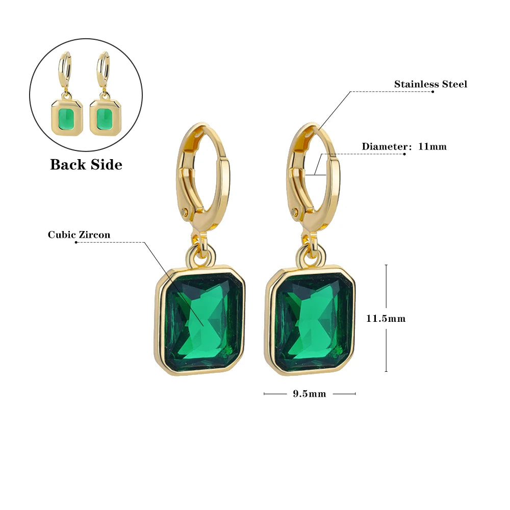 Pendientes colgantes sencillos y elegantes