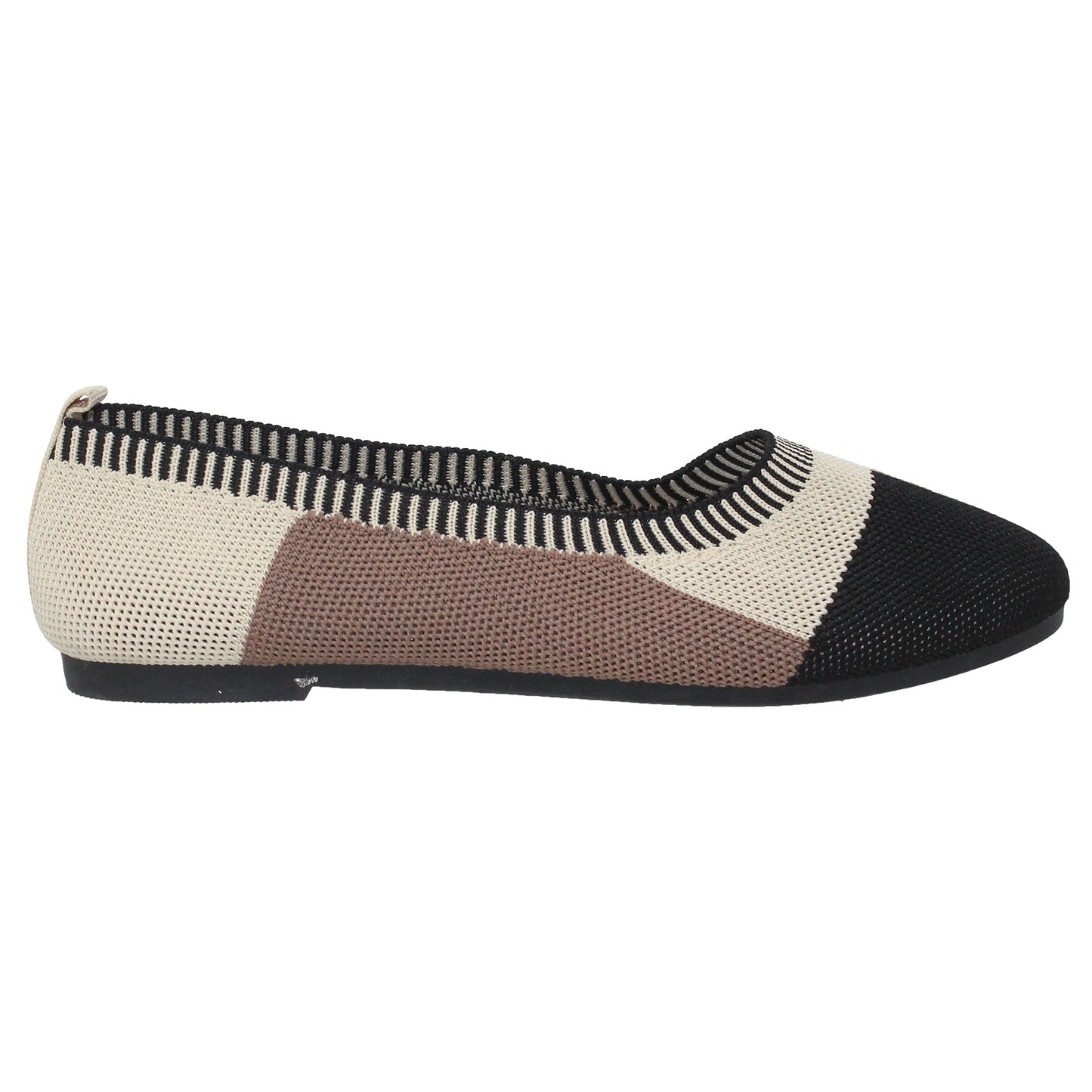 SOBEYO - Bailarinas para mujer, estilo suéter, suela de goma suave, sin cordones, informales