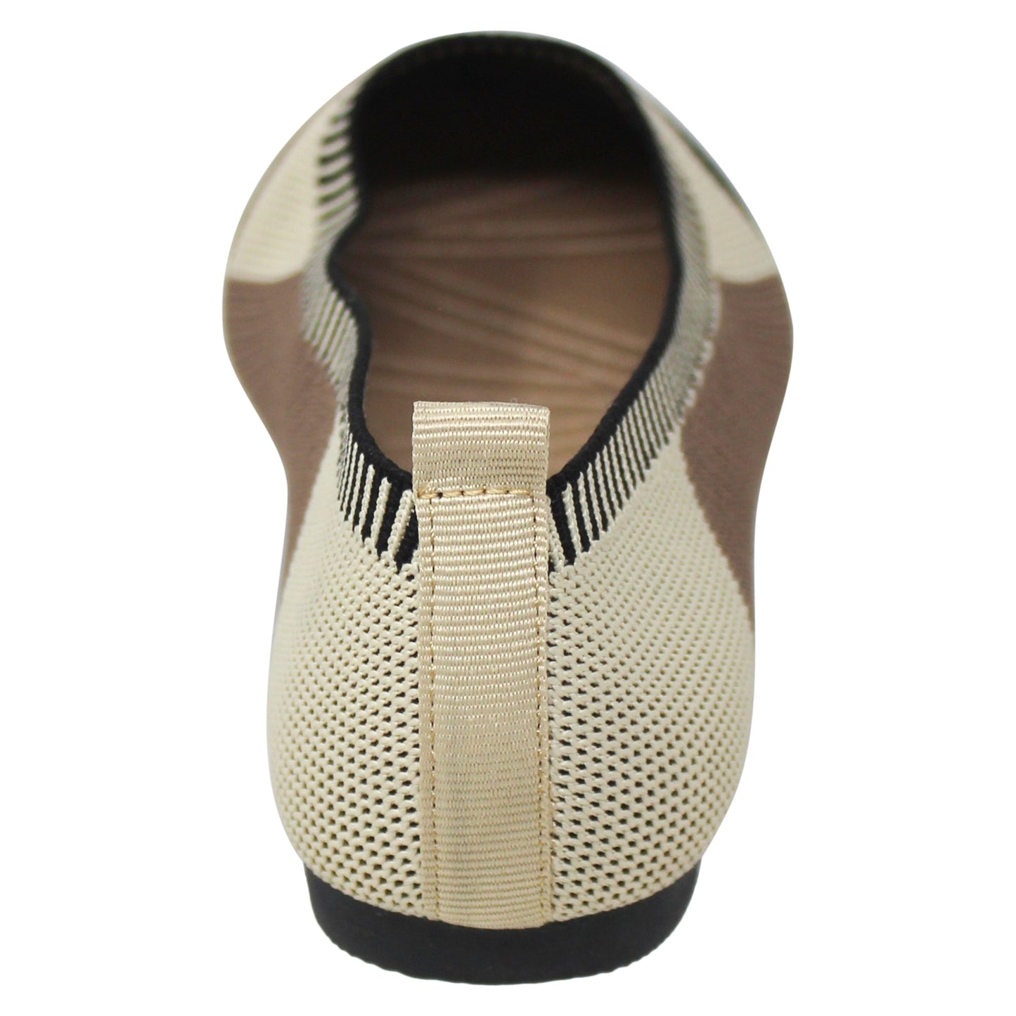SOBEYO - Bailarinas para mujer, estilo suéter, suela de goma suave, sin cordones, informales