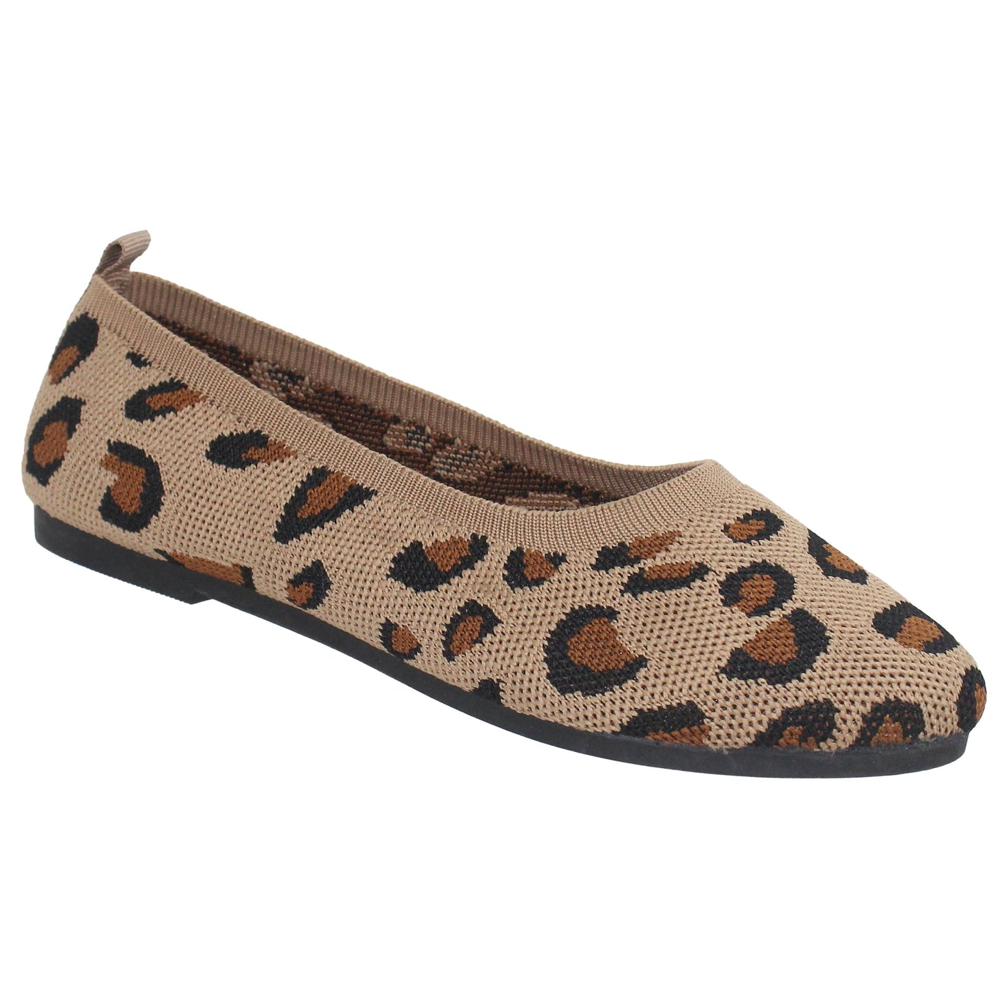 SOBEYO - Bailarinas para mujer, estilo suéter, suela de goma suave, sin cordones, informales