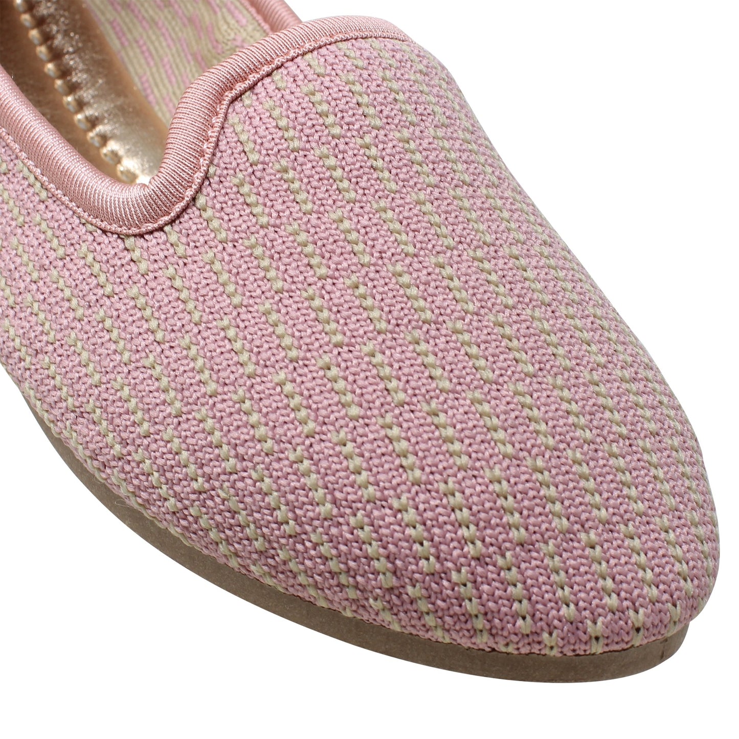 SOBEYO - Bailarinas para mujer, suela de goma suave, color rosa