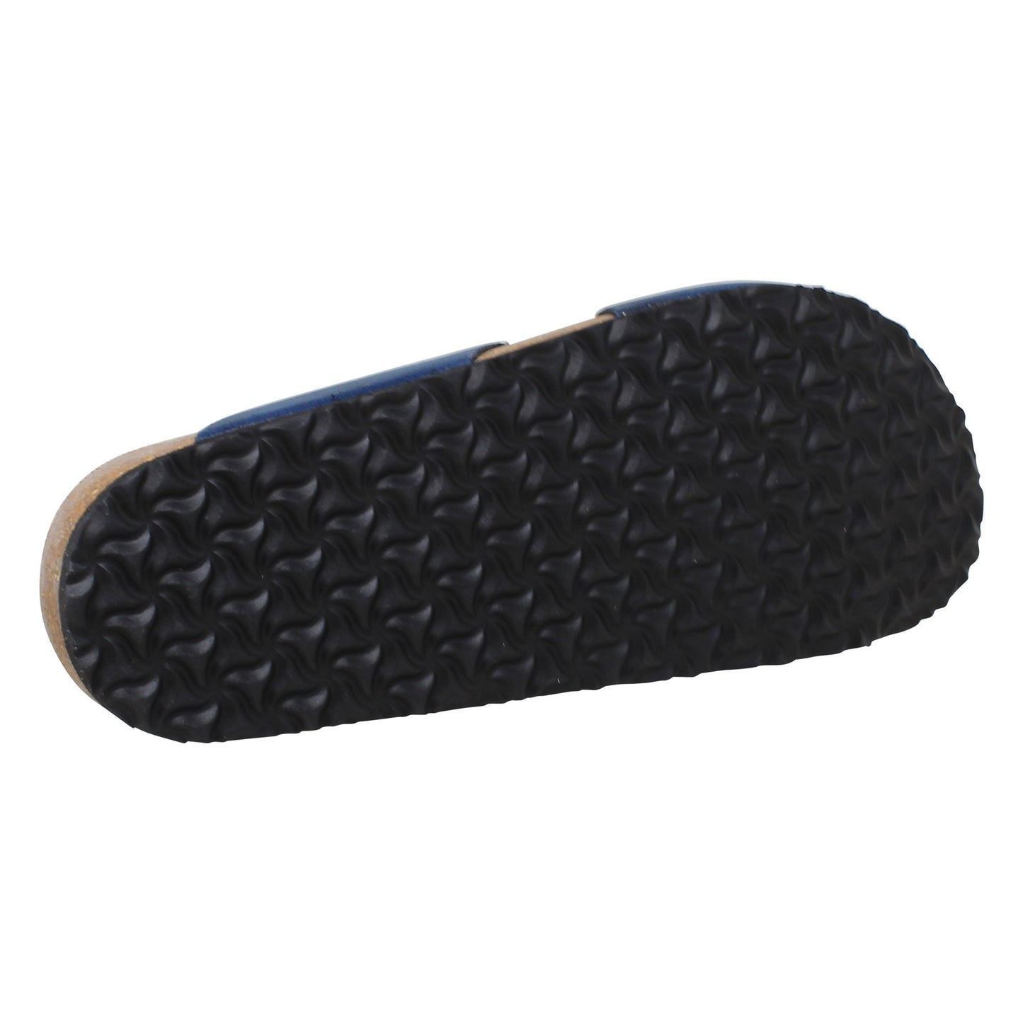 Sandalias clásicas de corcho SOBEYO con tiras cruzadas y sin cordones en azul marino
