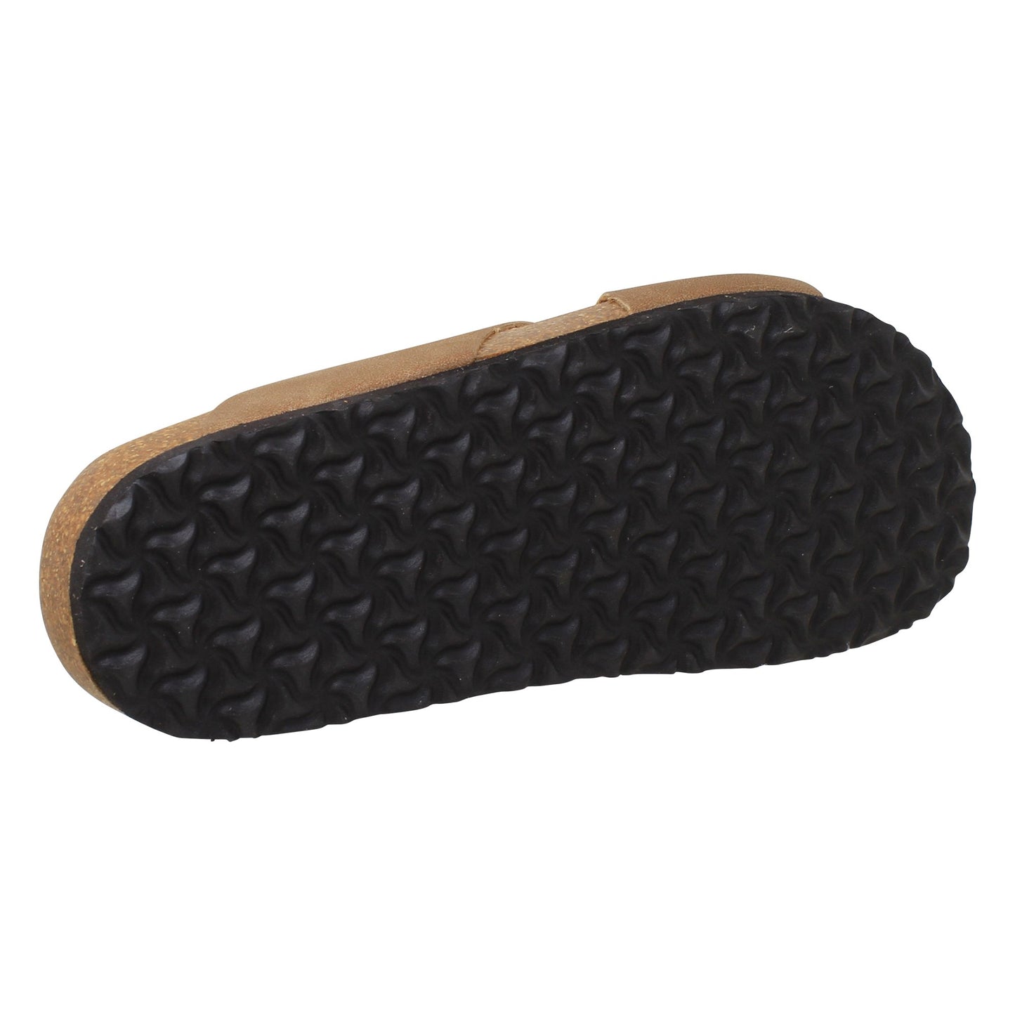 Sandalias clásicas de corcho SOBEYO con tiras cruzadas y sin cordones en color tostado