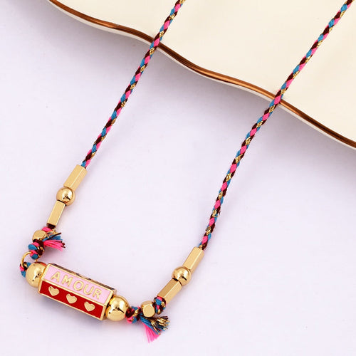 Collier amulette turque Amour