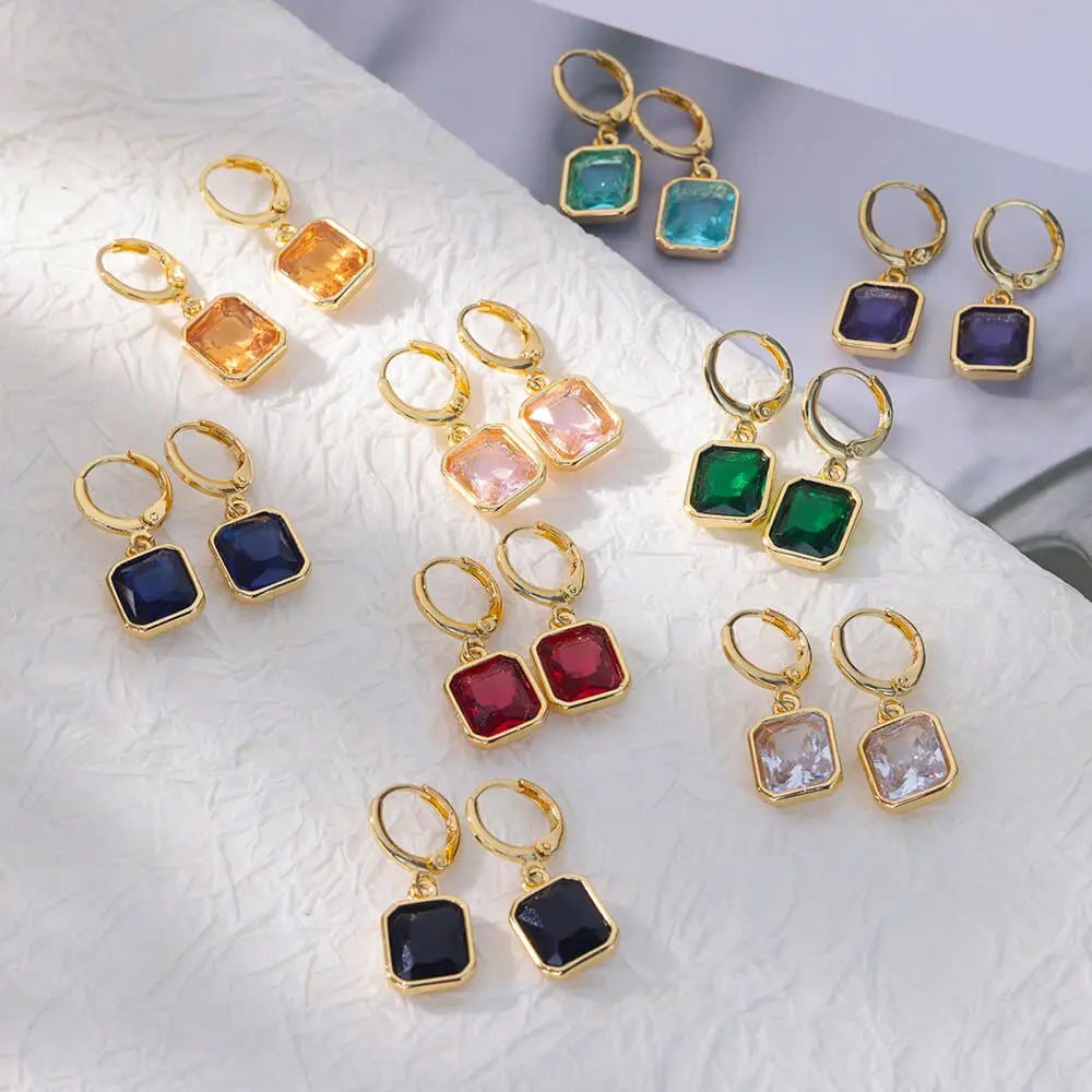 Pendientes colgantes sencillos y elegantes