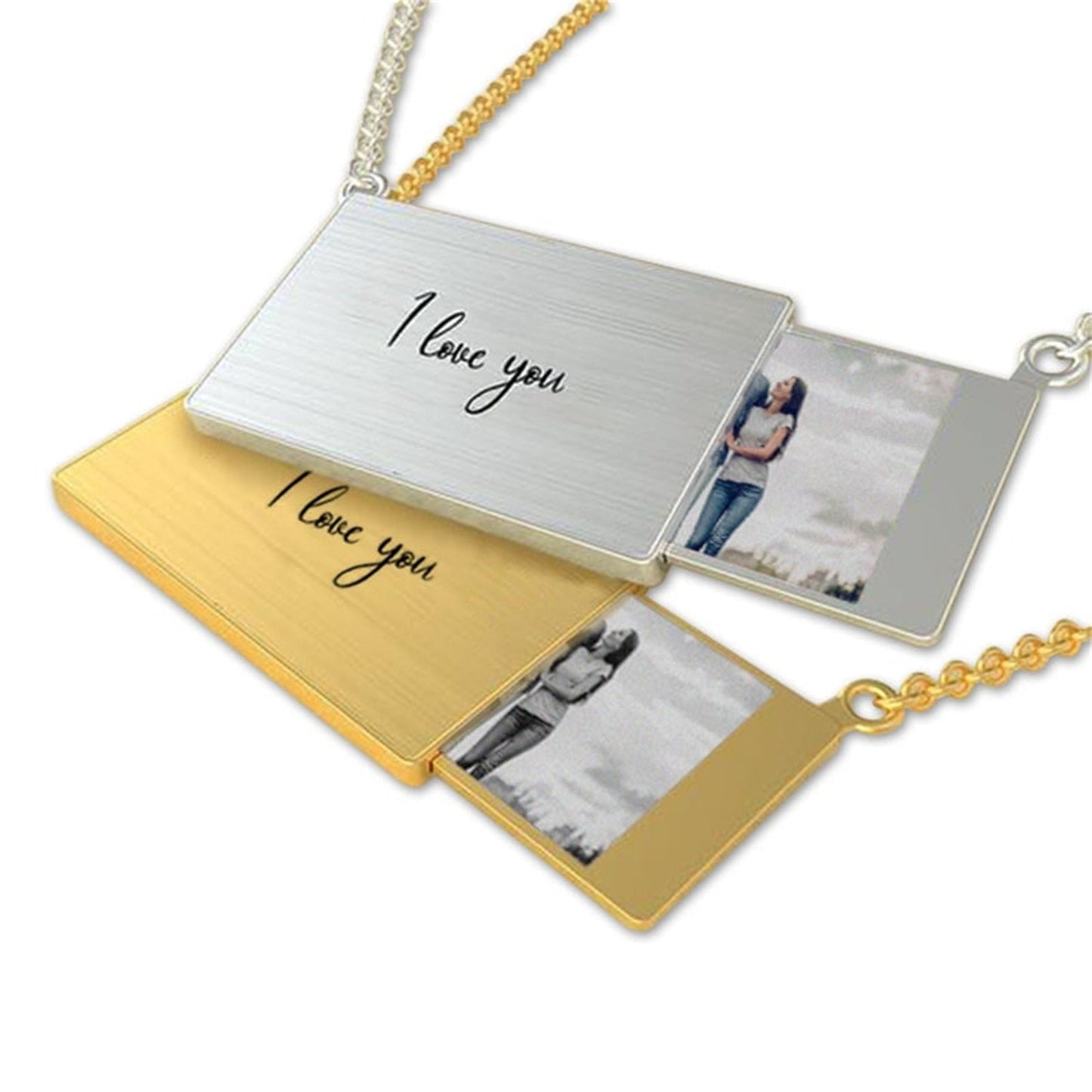Custom Pull-Out Envelope Necklace