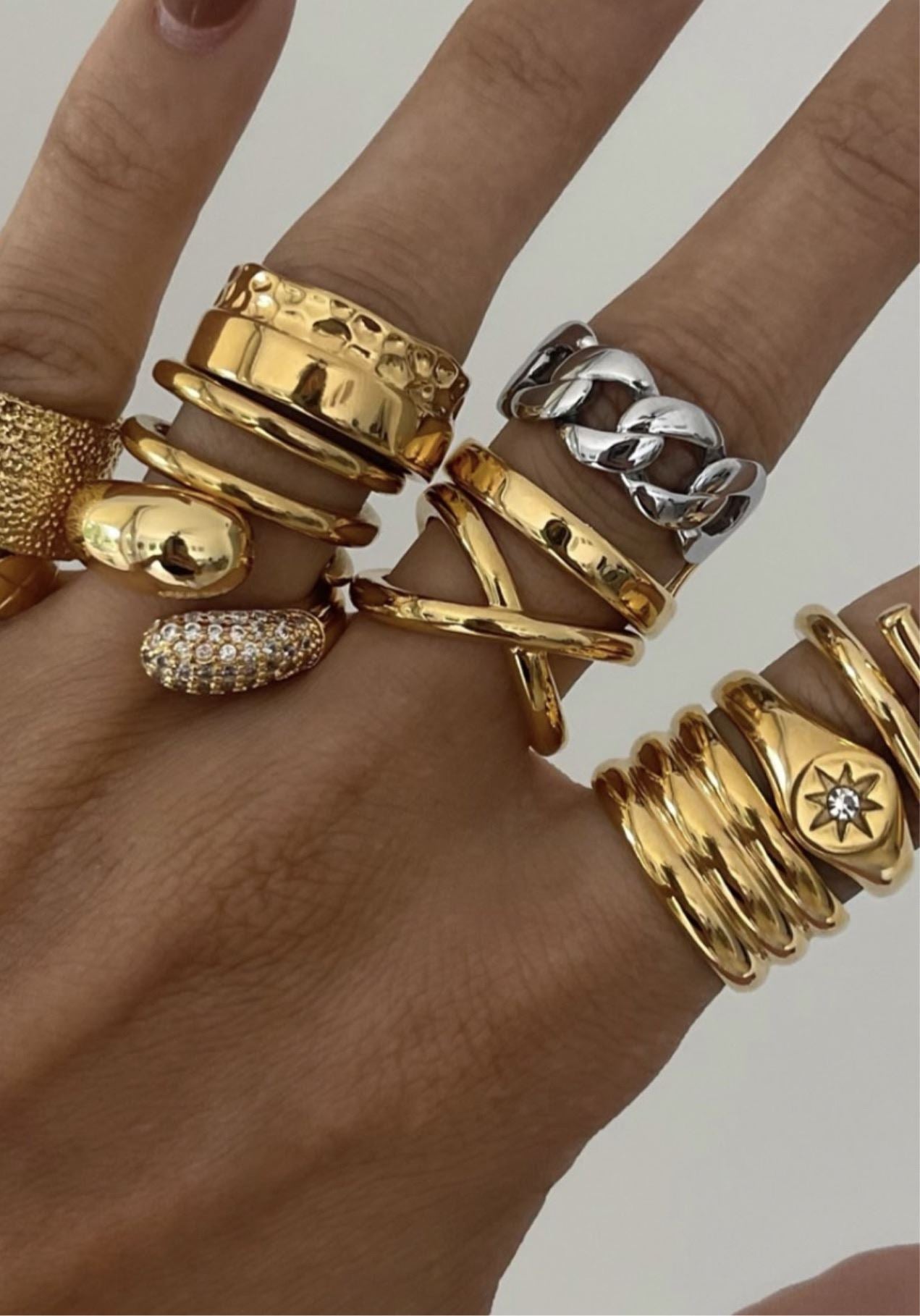 Bague chaîne Abby