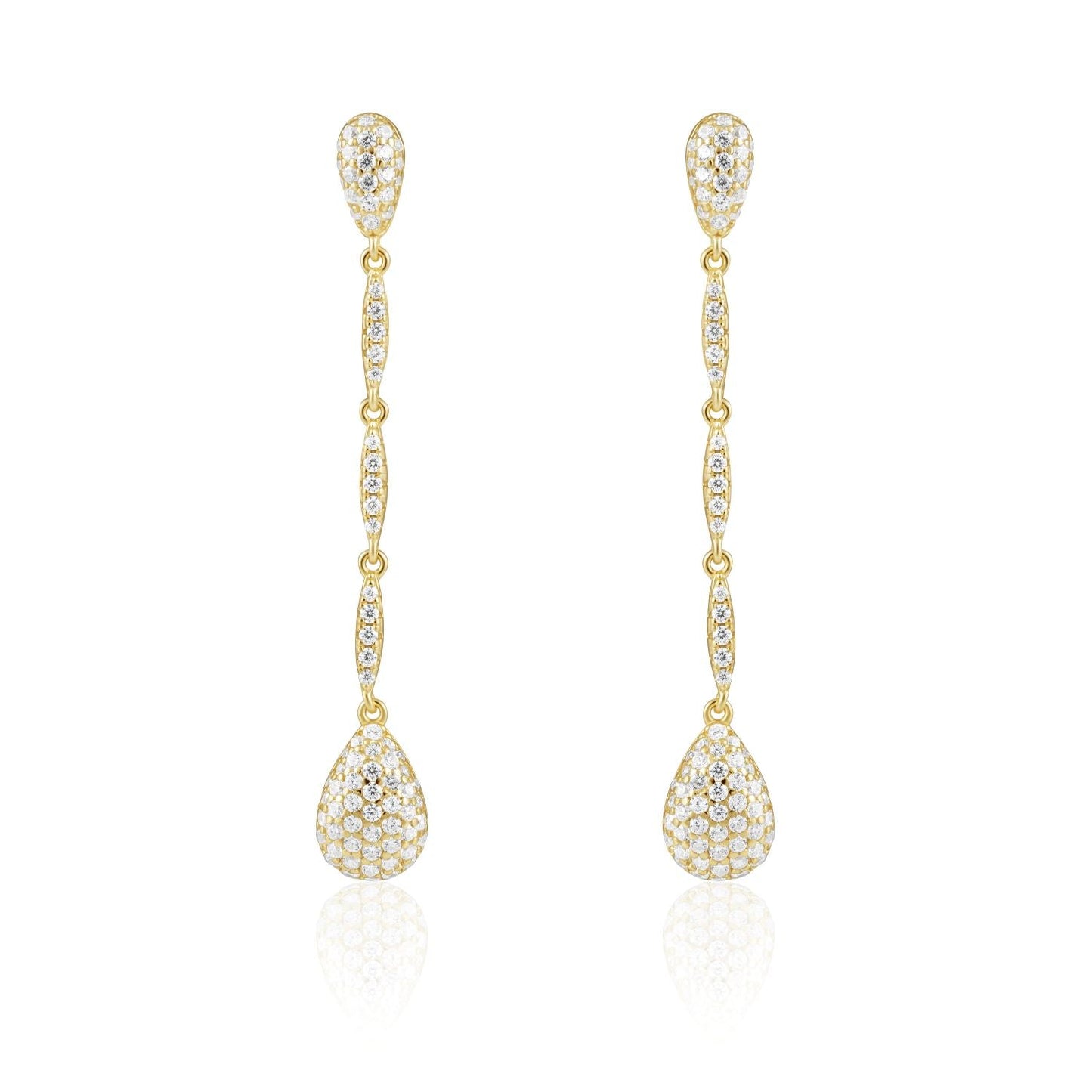 Boucles d'oreilles pendantes Alina CZ