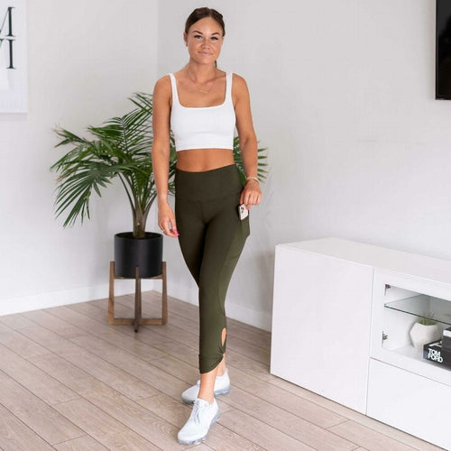 Mantequilla, Leggings Capri de Yoga