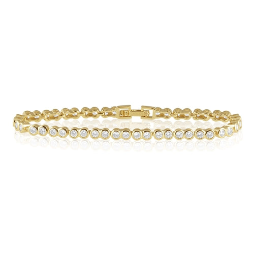 Bracelet tennis à lunette