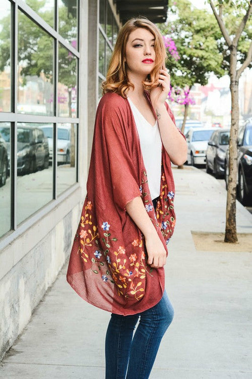 Daisy Floral Kimono