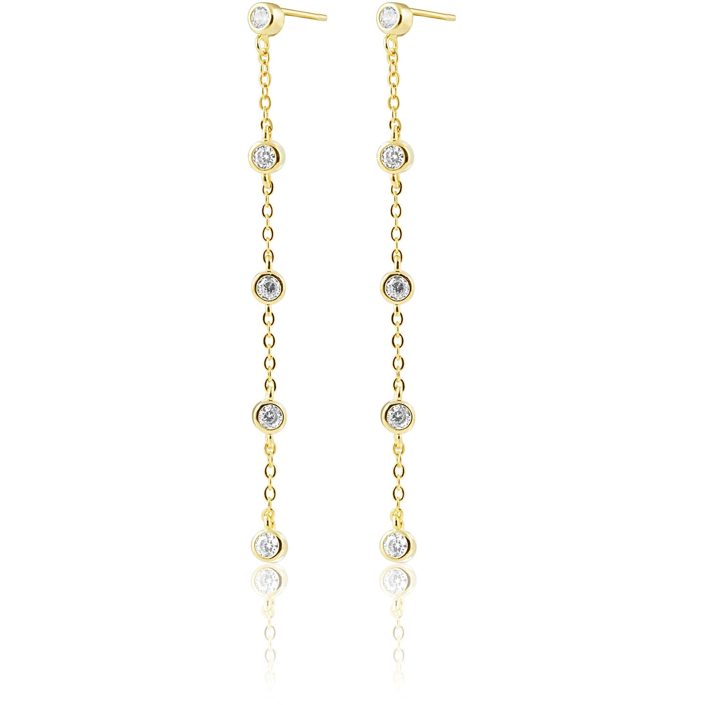 Boucle d'oreille pendante Capri
