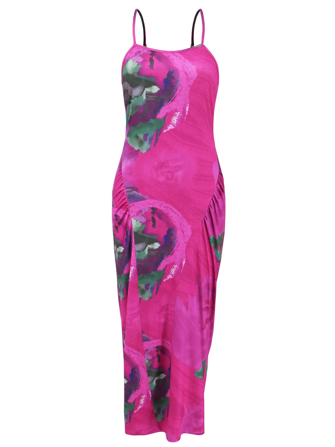 Vestido de tirantes finos estampado