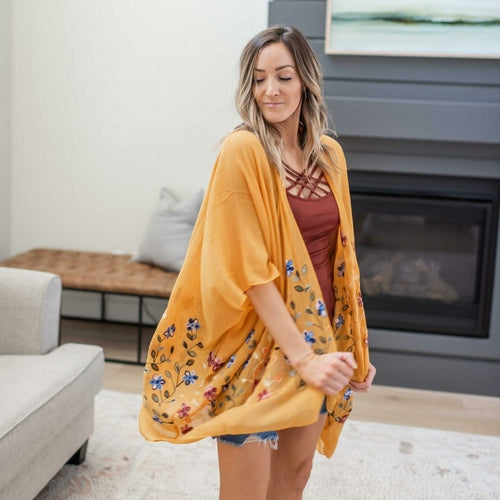 Daisy Floral Kimono