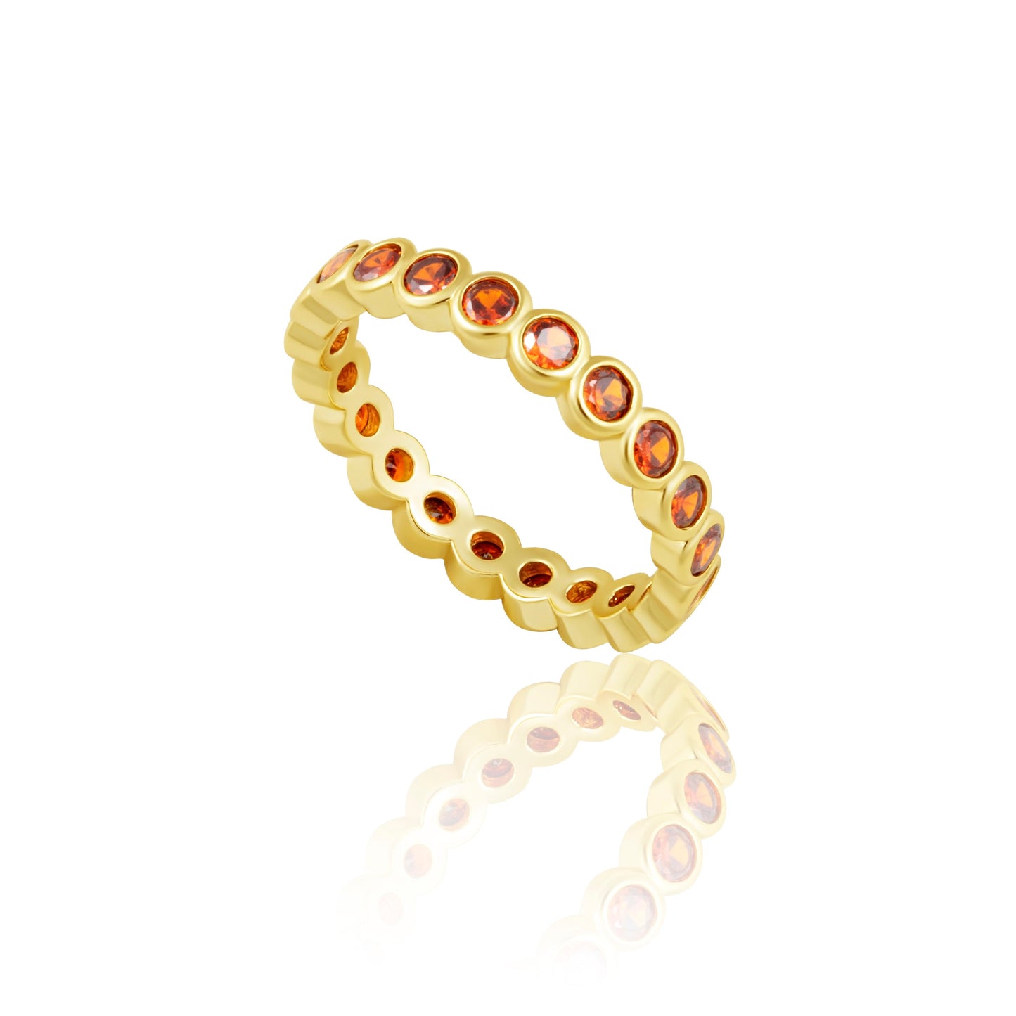 Bague d'éternité Céleste - Orange