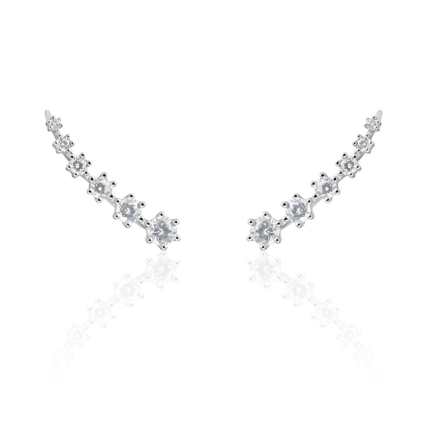Boucle d'oreille Celina CZ Bar