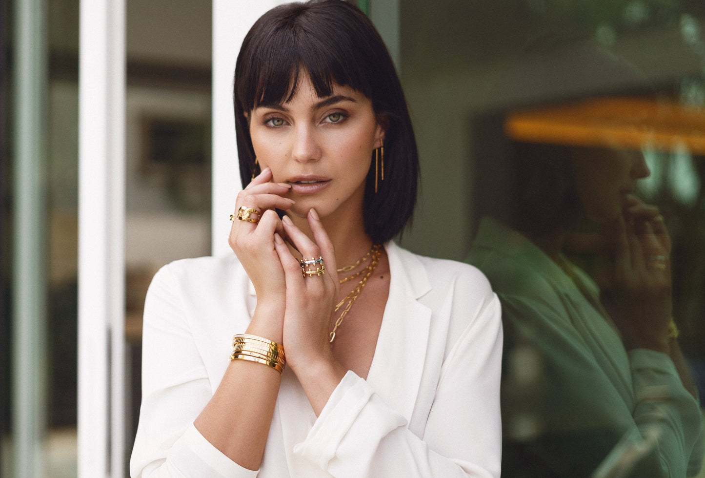 Bague cloutée Cindy