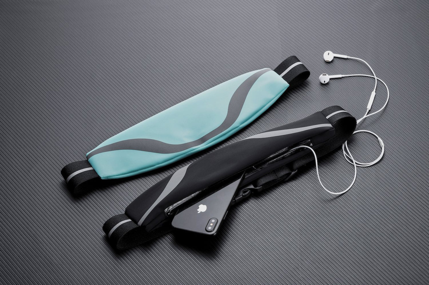 Ceinture de course sport résistante à l'eau avec bande réfléchissante