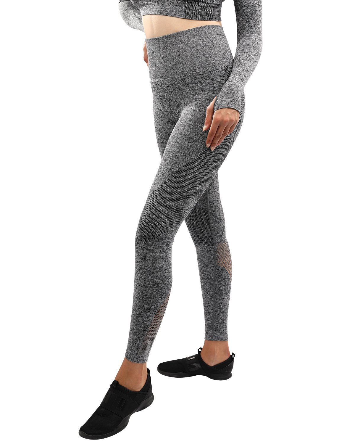 Leggings Cadrina sin costuras - Gris