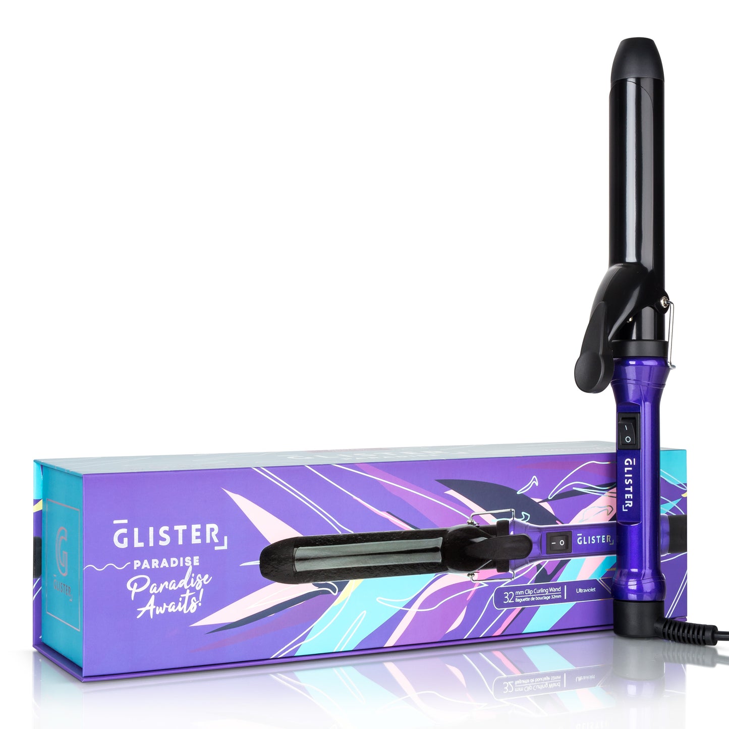 Rizador de clip Paradise de 32 mm con volumen máximo - Ultravioleta