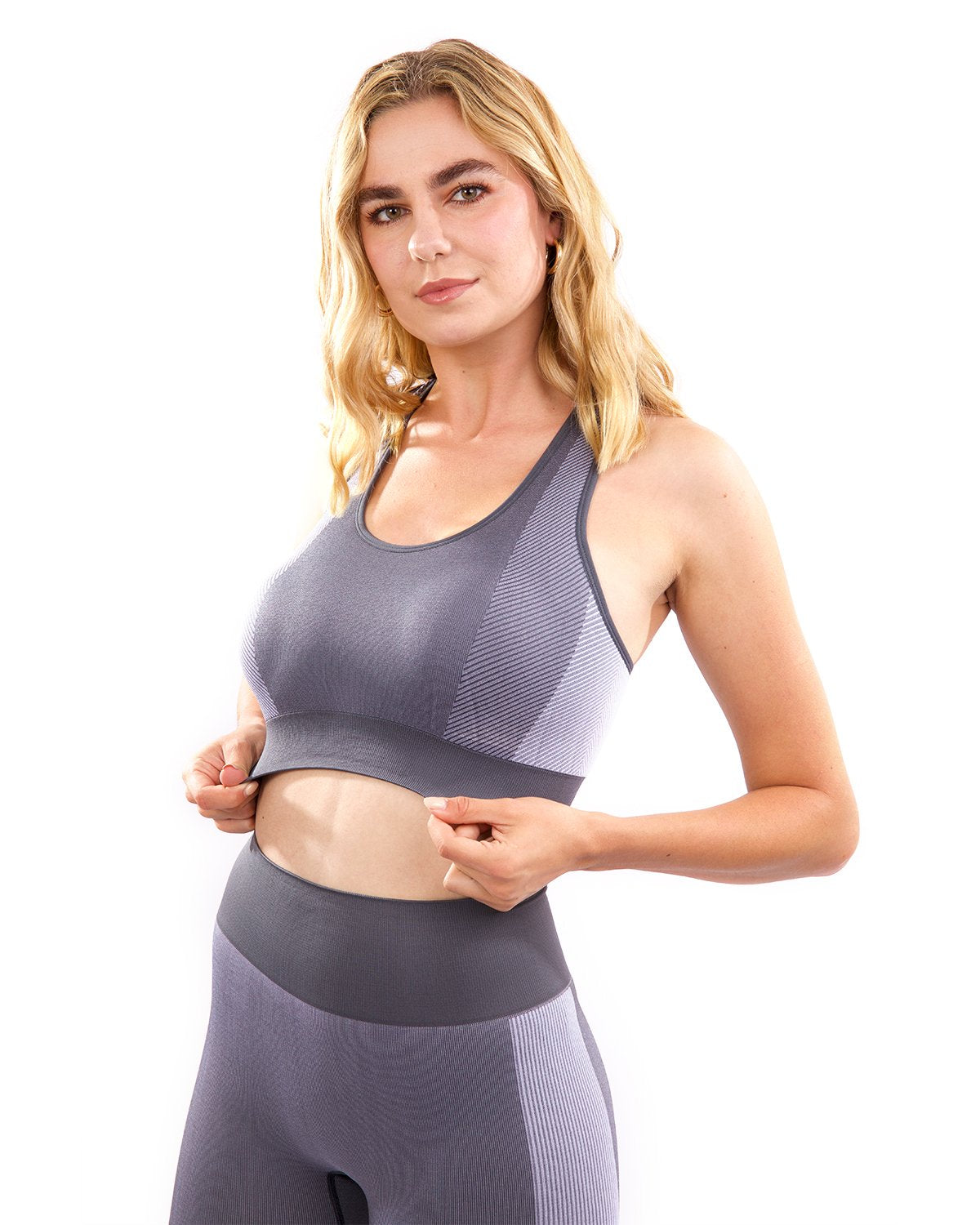 Soutien-gorge de sport sans coutures Arleta - Gris