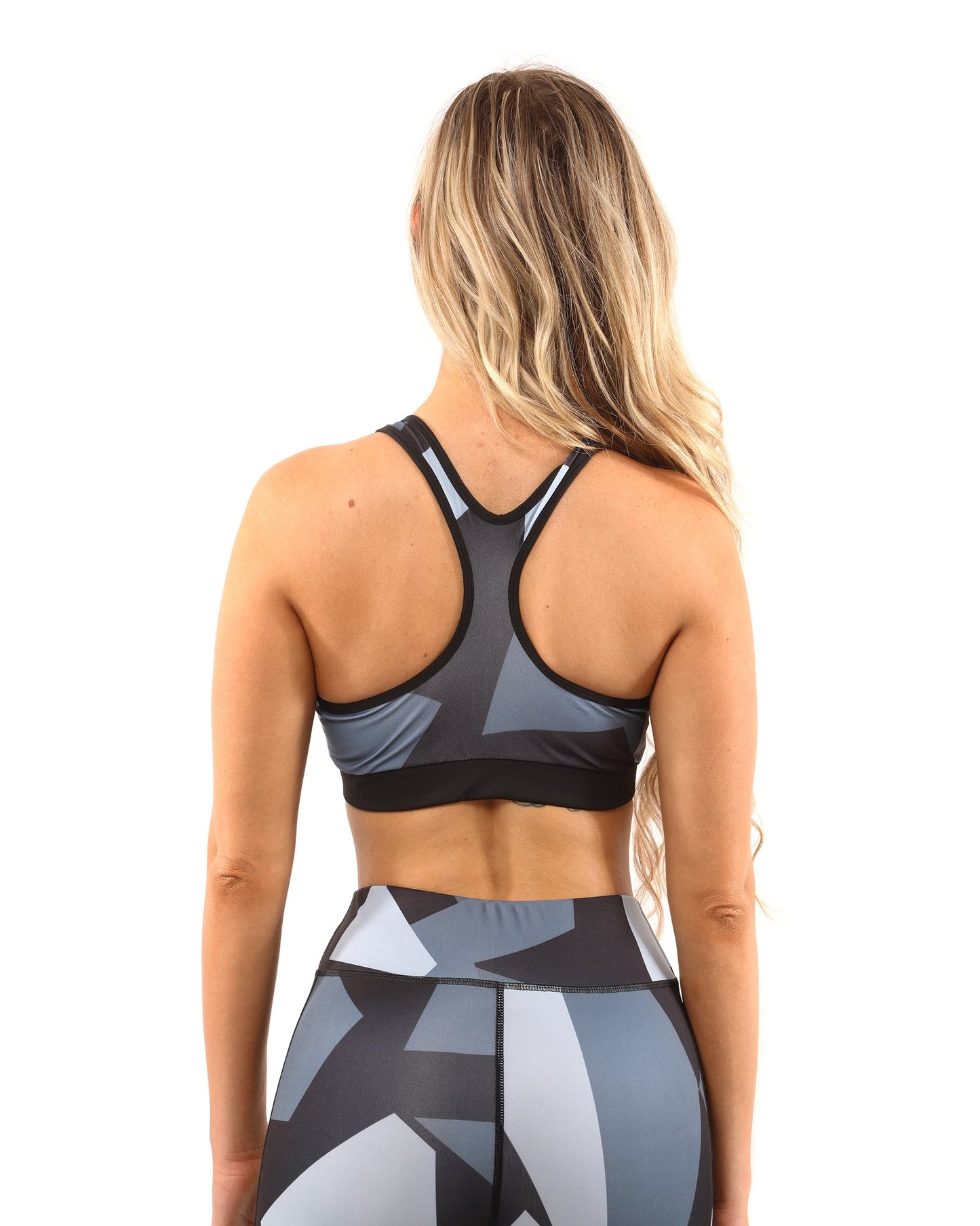 Conjunto Bondi - Leggings y sujetador deportivo - Negro/Gris