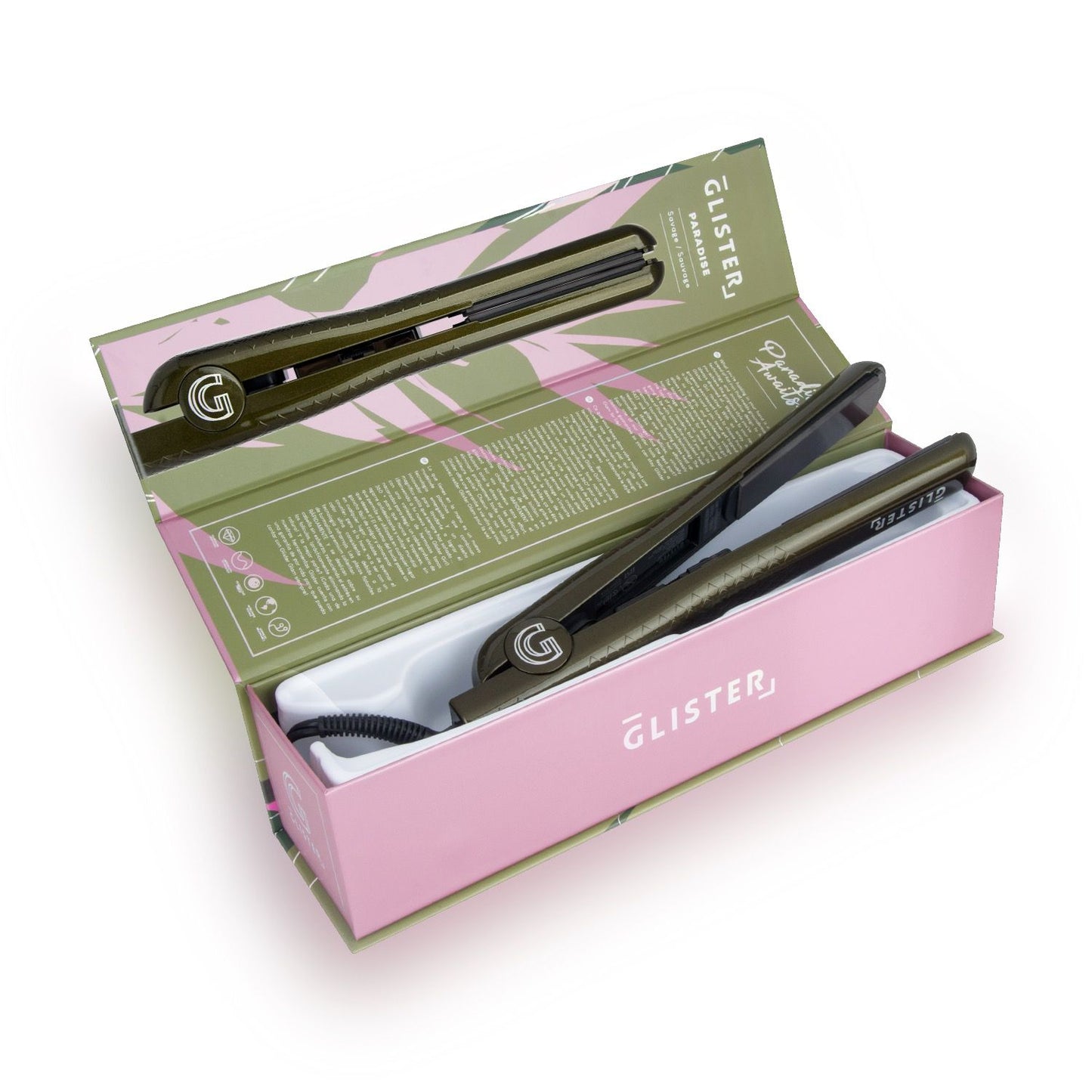 Plancha Paradise de 1,25" con infusión de turmalina - Savage