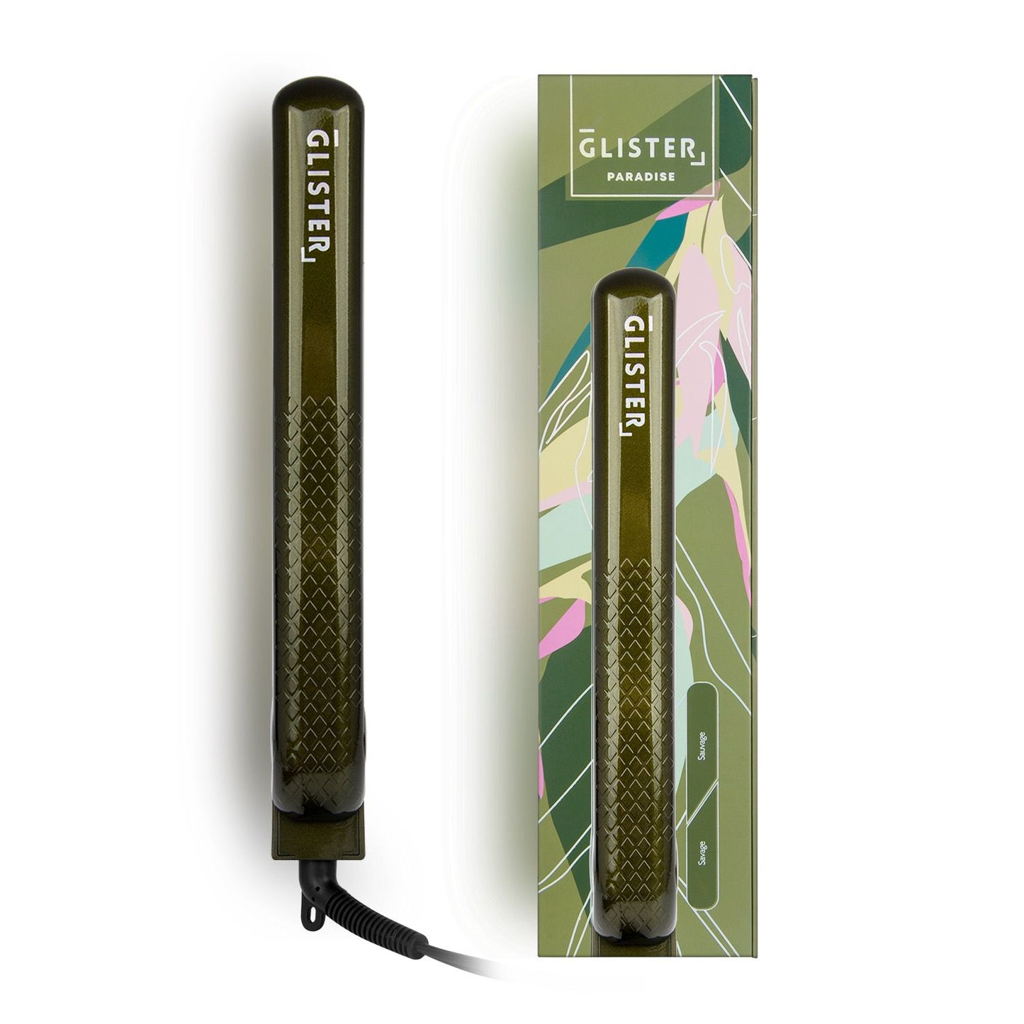 Plancha Paradise de 1,25" con infusión de turmalina - Savage