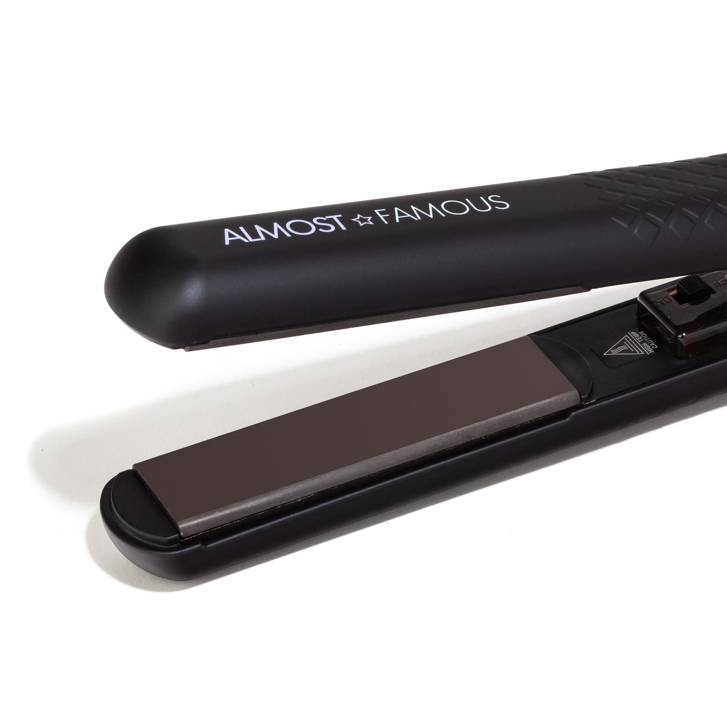 Fer plat Venice Babe Almost Famous de 1,25" avec plaques infusées de pierres précieuses de luxe