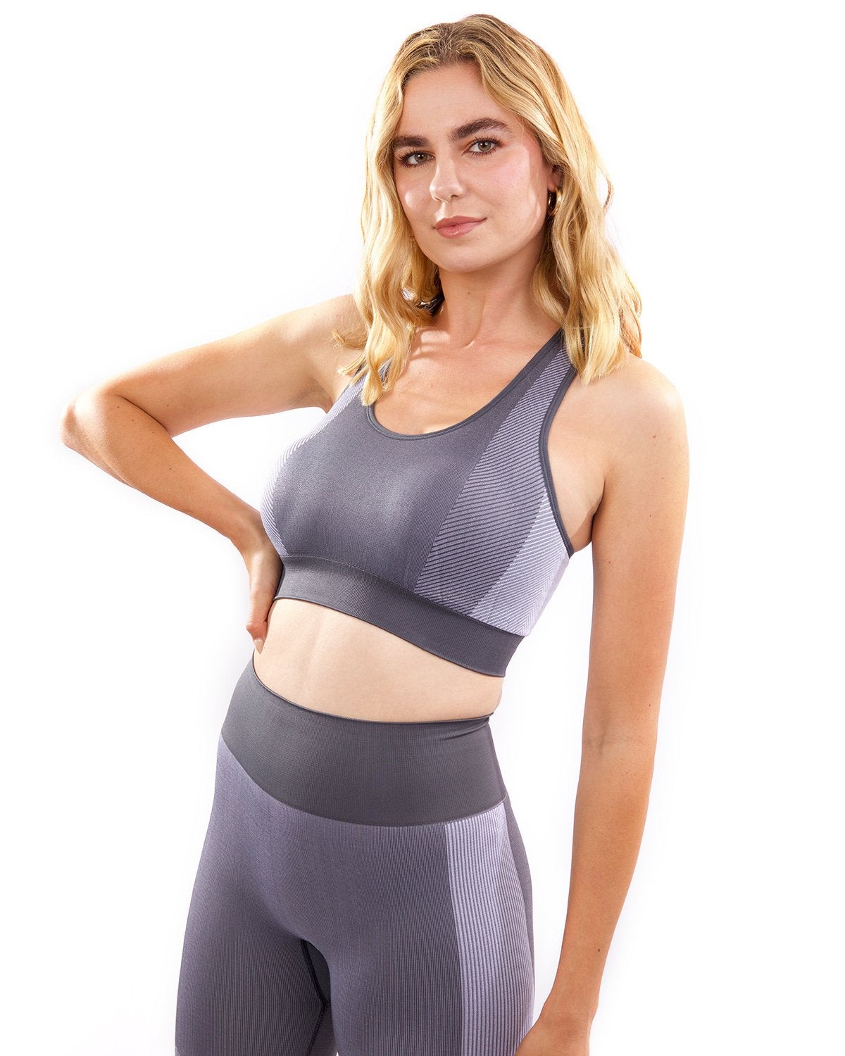 Soutien-gorge de sport sans coutures Arleta - Gris