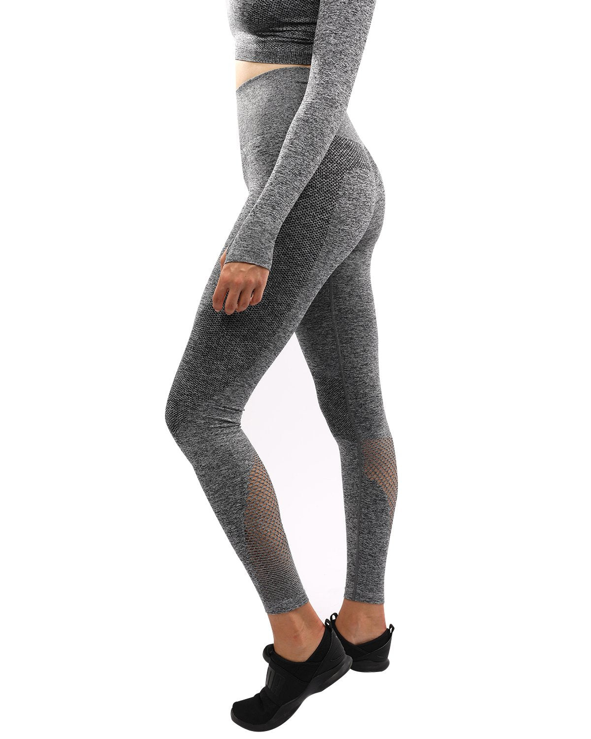 Leggings Cadrina sin costuras - Gris
