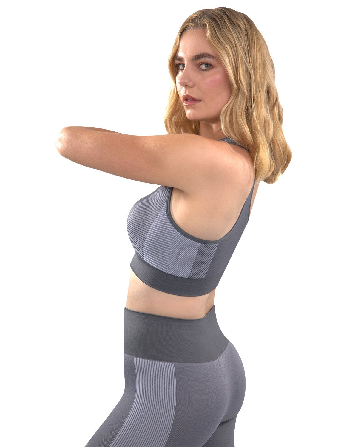 Soutien-gorge de sport sans coutures Arleta - Gris