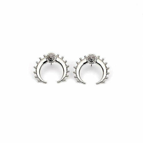Boucles d'oreilles croissant de lune
