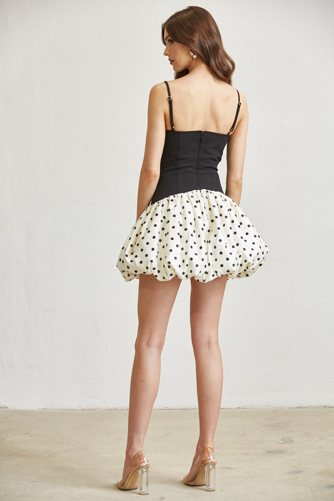 Siya Bow Short Dress