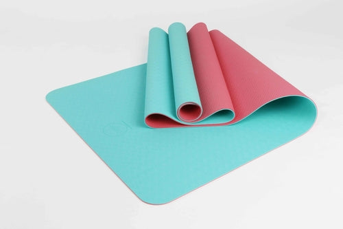 Tapis de yoga TPE bicolore de qualité supérieure