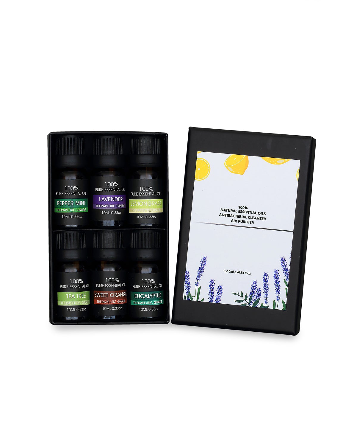 Huiles essentielles - Pack de 6 parfums - 100 % naturelles