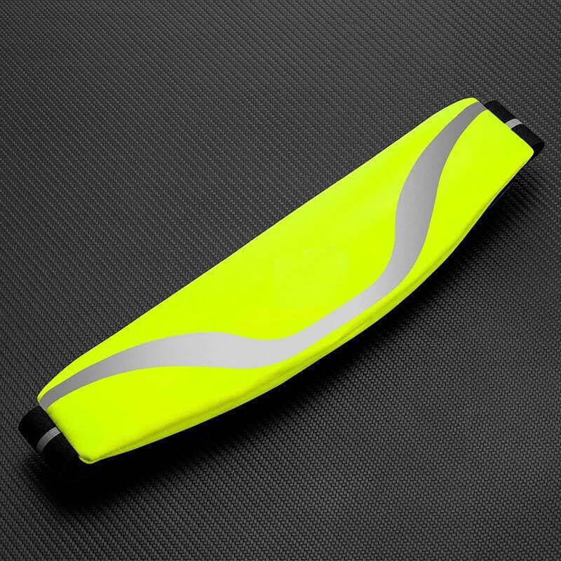 Ceinture de course sport résistante à l'eau avec bande réfléchissante