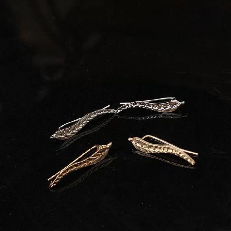 Boucles d'oreilles Leaf Crawler