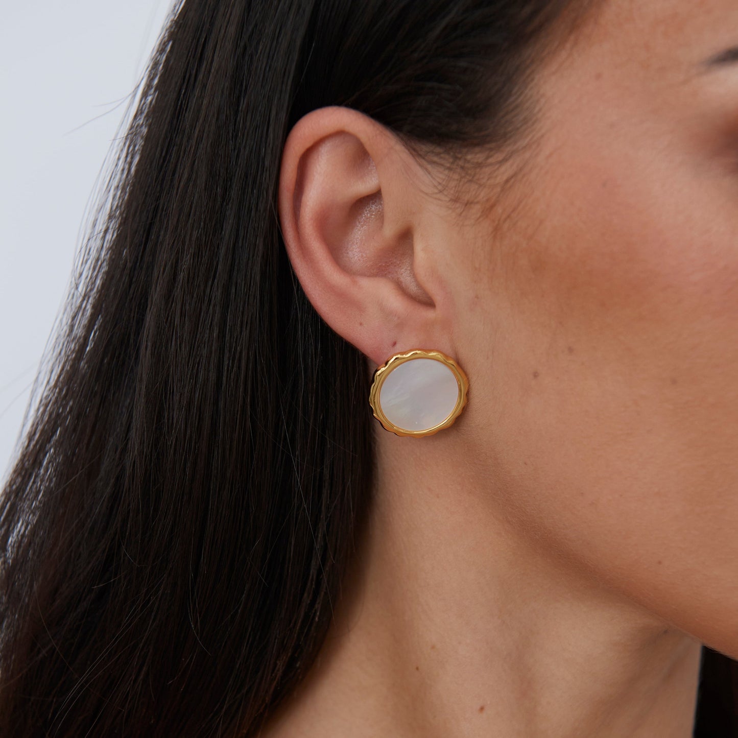 Pendientes de nácar Gwen