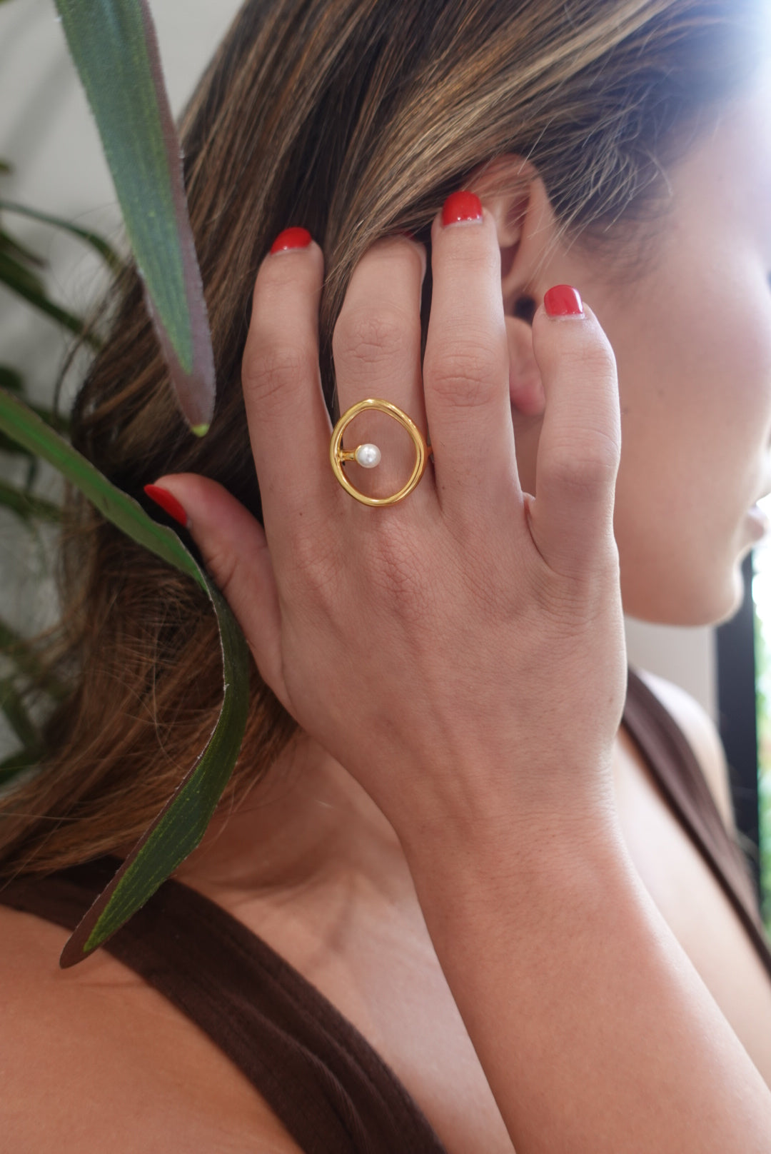 Bague en perles Krista